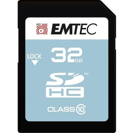 Emtec 32 GB Class 10 Classic SDHC Memory Card EM96328